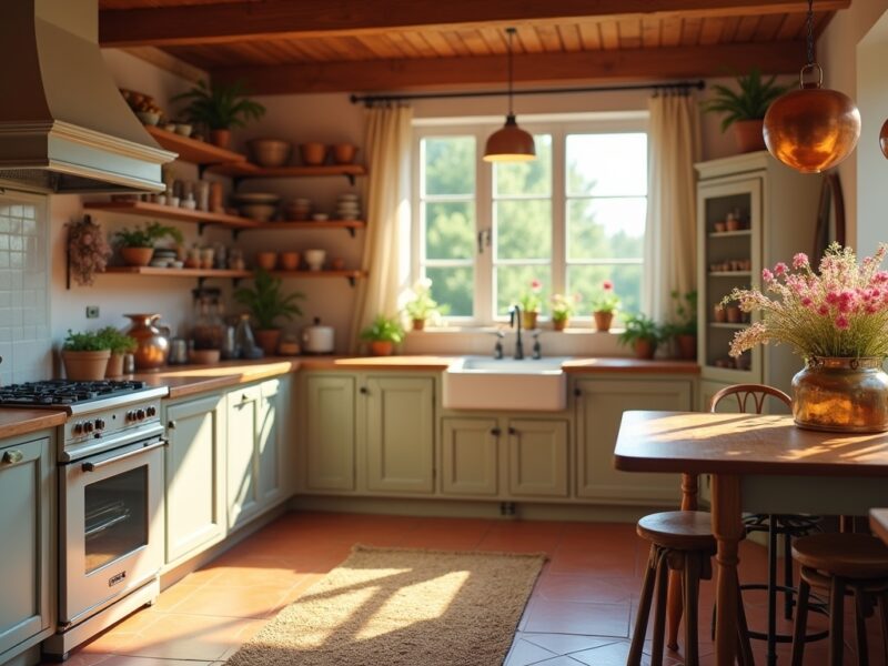 Cuisine avec des tomettes anciennes : le guide pour les passionnés de déco