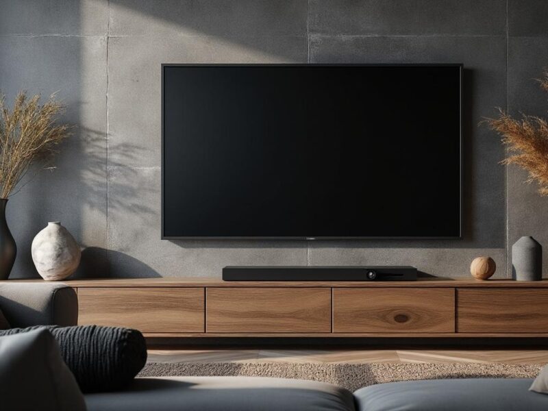 Les avantages d’un mur TV avec palette noire dans votre décoration intérieure