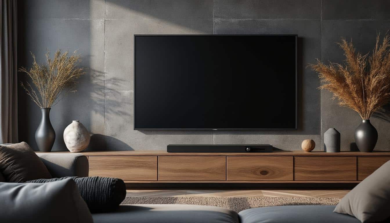 découvrez comment un mur tv avec palette noire peut transformer votre décoration intérieure en ajoutant une touche moderne et élégante. explorez les nombreux avantages esthétiques et fonctionnels de cette tendance décorative pour créer un espace de vie unique et accueillant.