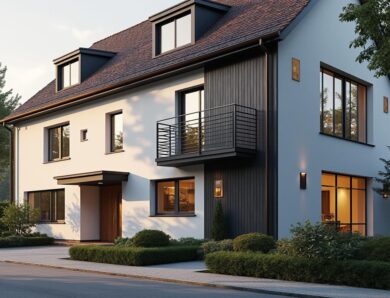 Comment choisir la parfaite façade d’une maison blanche et grise anthracite