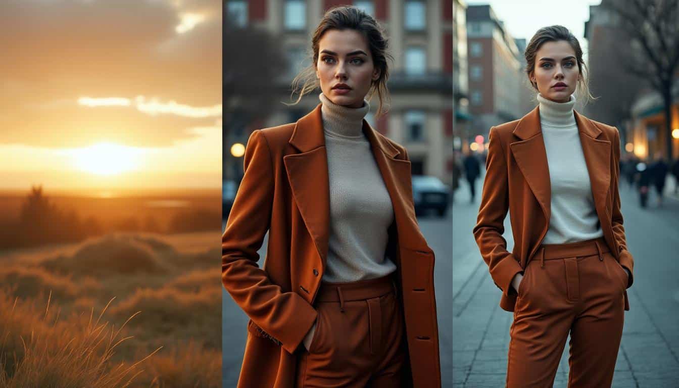 découvrez avec quelles couleurs associer la teinte rouille pour créer des tenues élégantes et tendance. astuces mode et conseils pour sublimer la couleur rouille dans votre garde-robe.