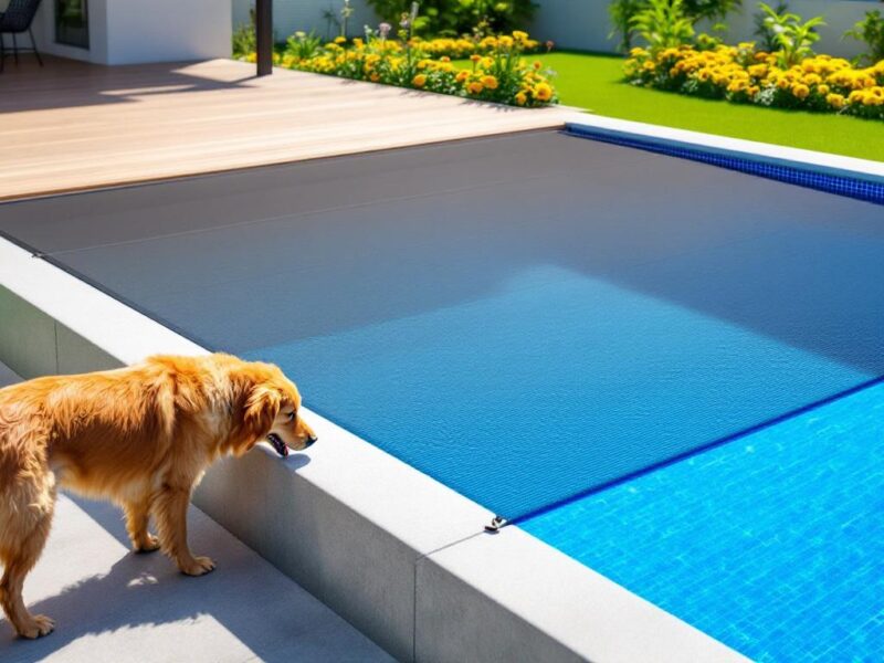 Un filet de sécurité de piscine sur mesure : la solution parfaite pour vos animaux