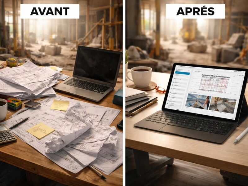 Avant/après : faire un dossier chantier sur iPad, propre et clair
