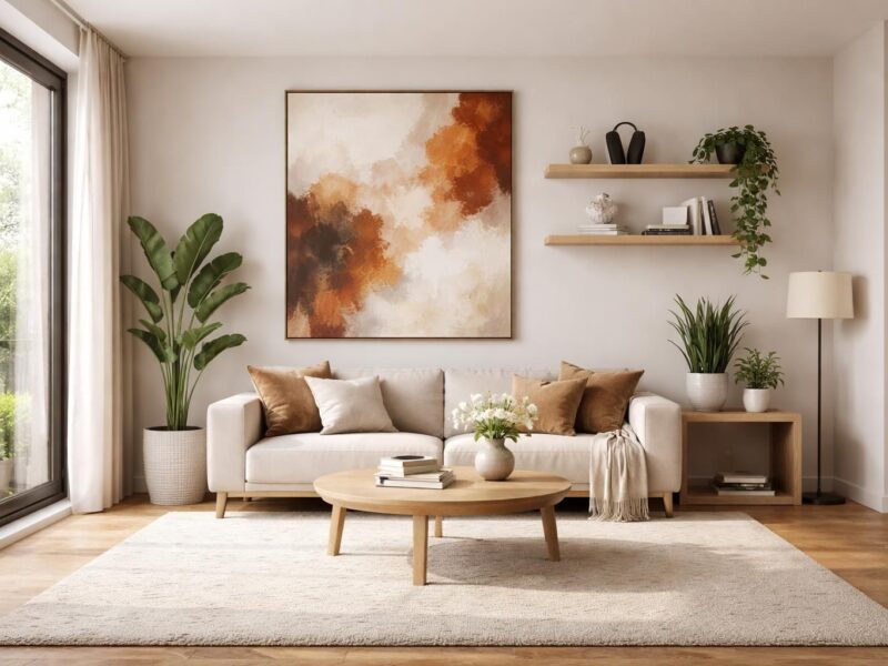 Décoration grand mur de salon : comment habiller les surfaces vides ?