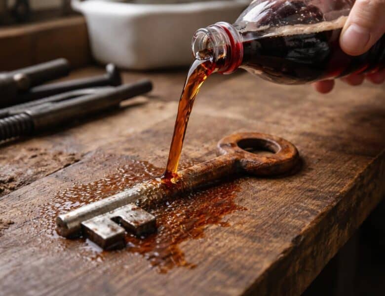 Enlever la rouille avec du Coca-Cola : l&rsquo;astuce de grand-mère qui marche
