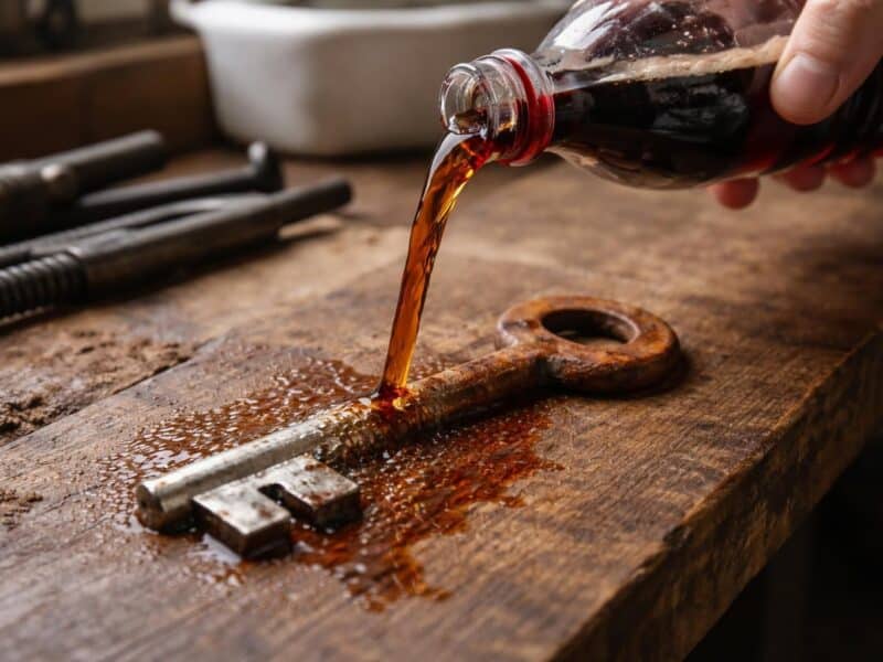 Enlever la rouille avec du Coca-Cola : l&rsquo;astuce de grand-mère qui marche