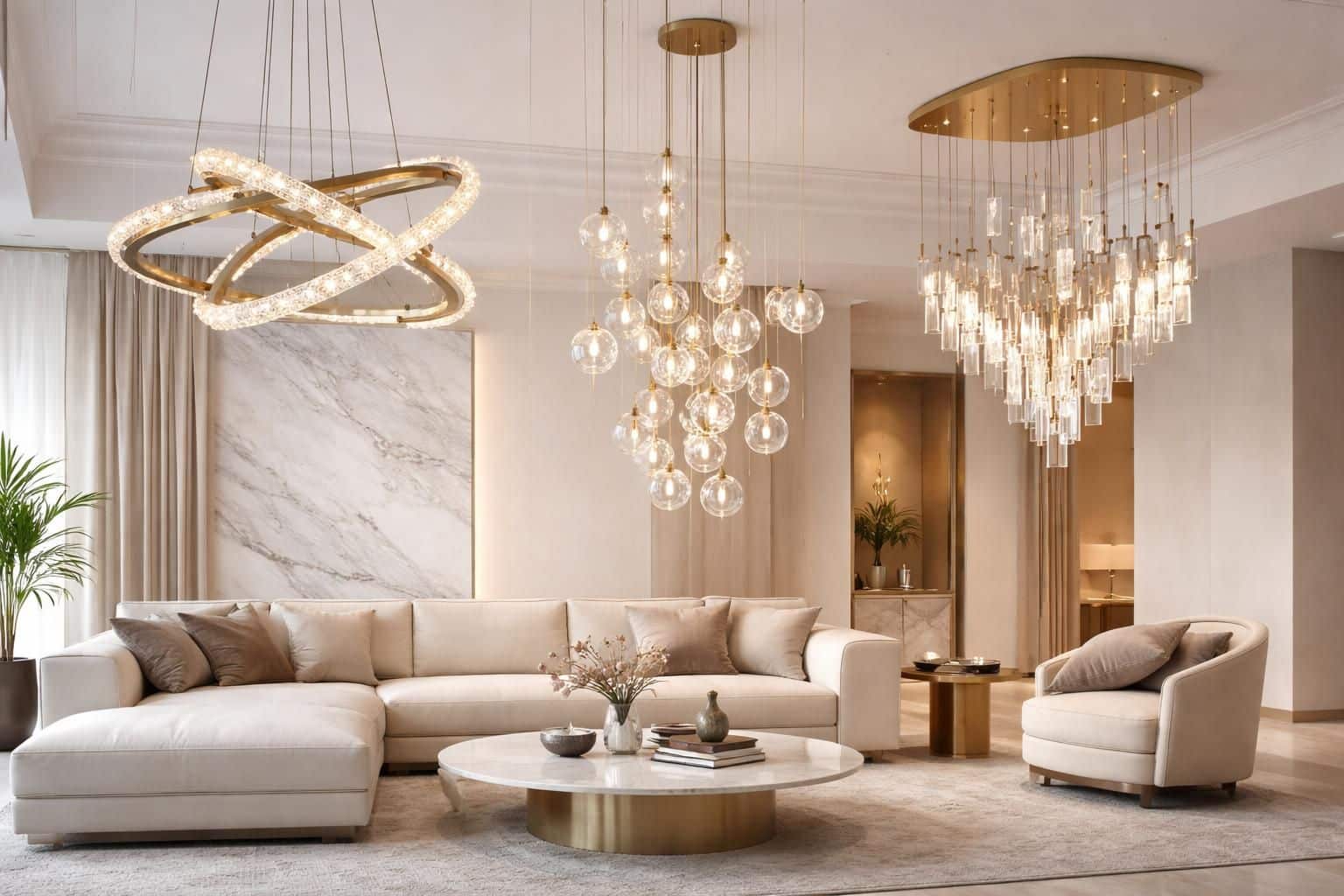 découvrez notre sélection de lustres design contemporain, des pièces maîtresses qui apporteront élégance et style à votre intérieur chic.