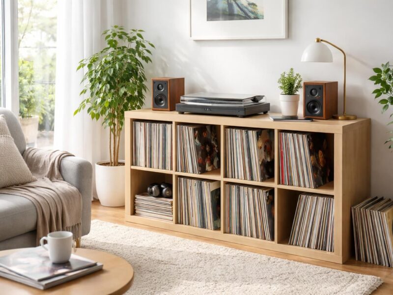 Meuble vinyle Ikea Kallax : le hack parfait pour ranger vos disques 33 tours