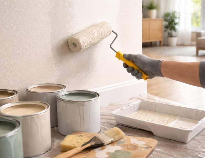 Peindre sur du papier peint : quelle peinture choisir pour un bon résultat