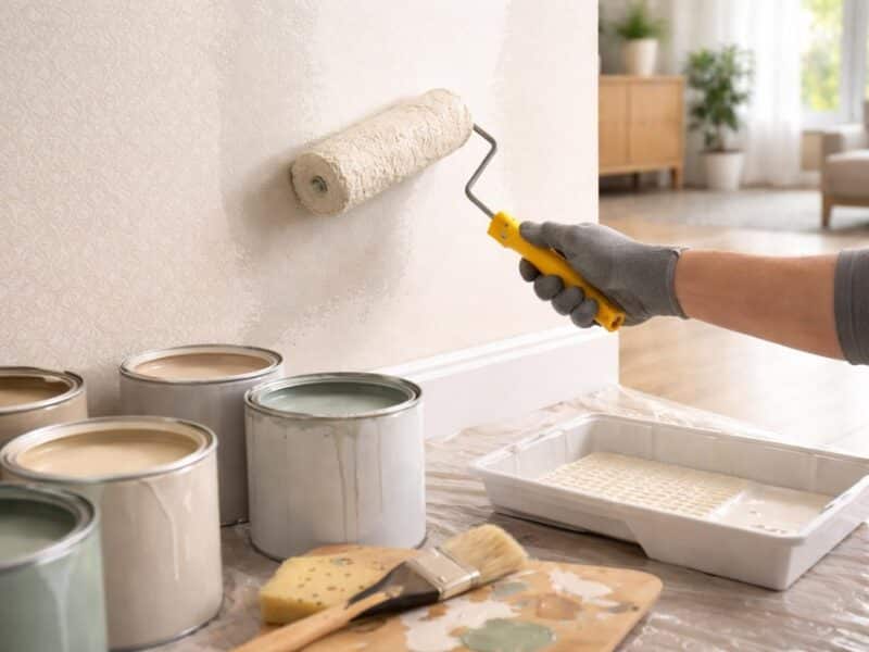 Peindre sur du papier peint : quelle peinture choisir pour un bon résultat