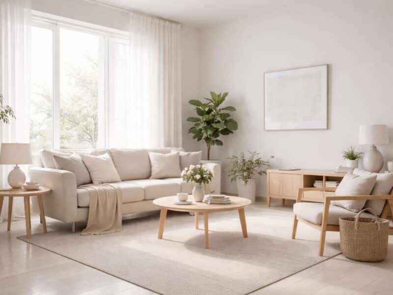 Quelle couleur choisir pour agrandir visuellement un petit salon ?