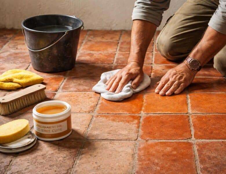 Rénovation de la terre cuite au sol : comment raviver vos vieux carreaux