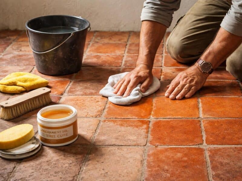 Rénovation de la terre cuite au sol : comment raviver vos vieux carreaux