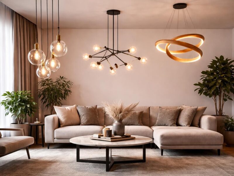 Suspension pour séjour : les modèles phares pour illuminer votre salon