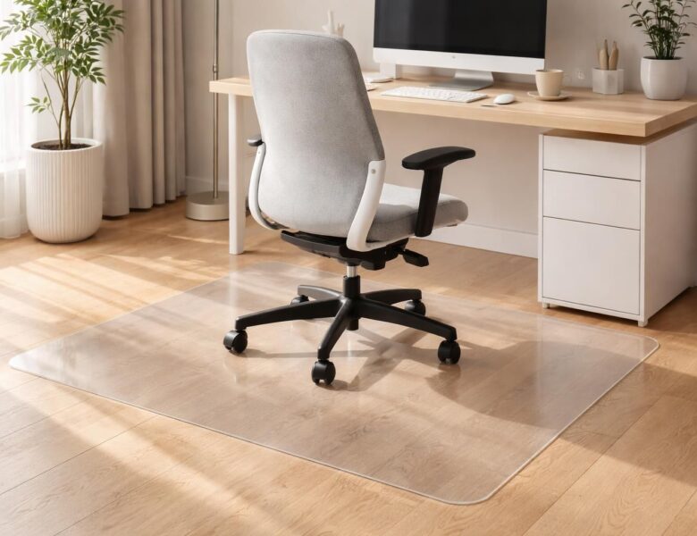 Tapis transparent pour chaise de bureau : protégez votre sol avec discrétion