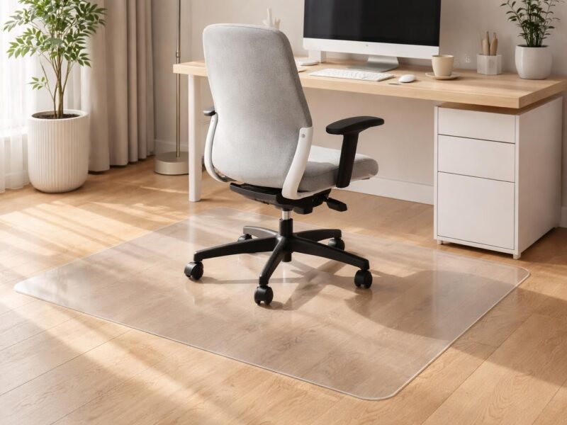 Tapis transparent pour chaise de bureau : protégez votre sol avec discrétion