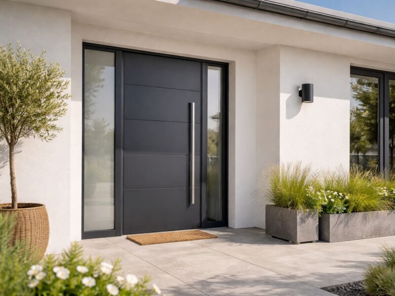 Porte d’entrée en aluminium ou en acier : laquelle choisir vraiment ?