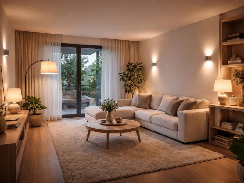 Aménager un salon sans plafonnier : les alternatives pour un bon éclairage