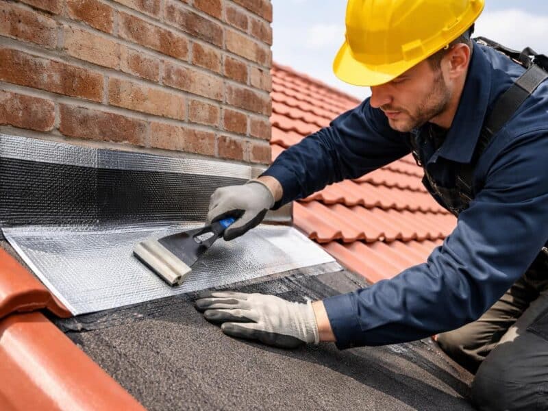Comment poser une bande d&rsquo;étanchéité sur une toiture ou un mur