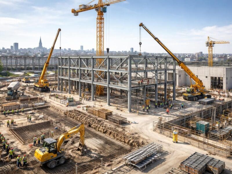 Construction d&rsquo;un bâtiment industriel à Nantes : les étapes clés