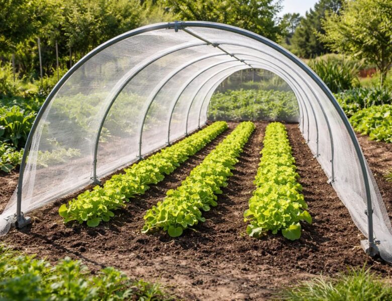Construire un tunnel à salades pour son potager autonome