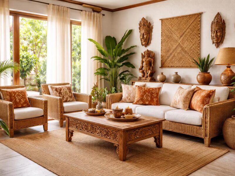 Décoration de Bali : comment intégrer l&rsquo;artisanat indonésien chez soi