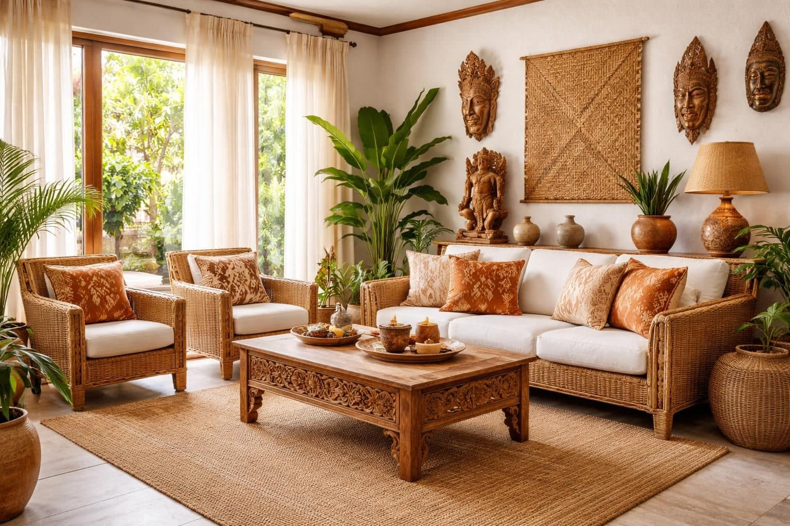 découvrez comment intégrer l'artisanat traditionnel indonésien dans votre décoration intérieure pour apporter une touche authentique et exotique inspirée de bali.