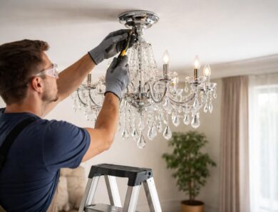 Démonter un lustre en toute sécurité : les étapes pour ne rien casser
