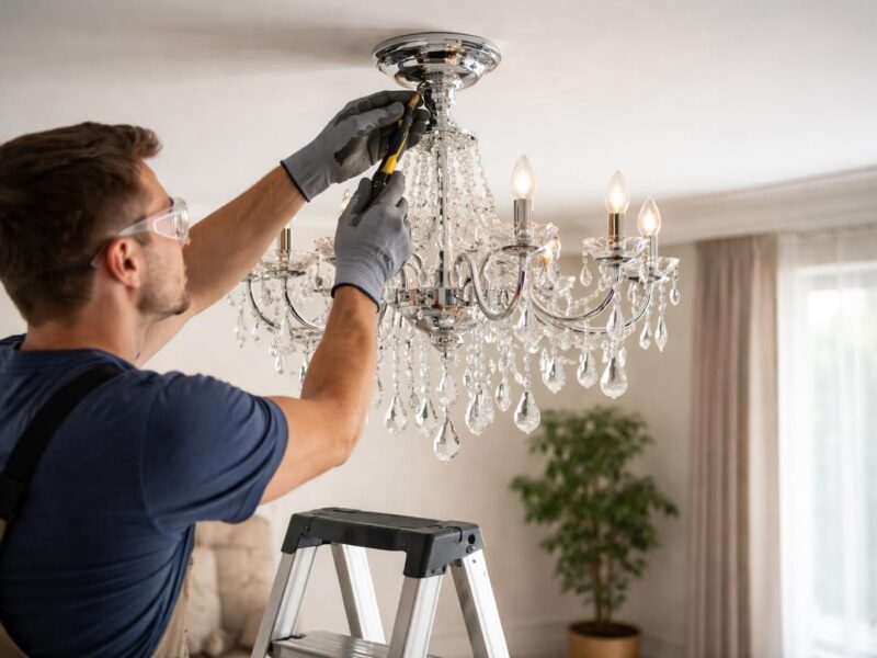 Démonter un lustre en toute sécurité : les étapes pour ne rien casser