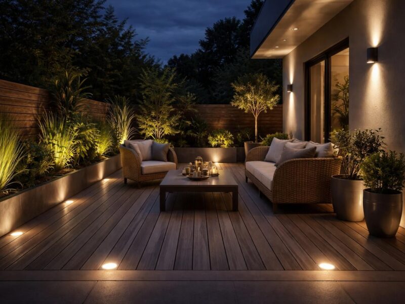 Éclairage extérieur : comment choisir et installer des spots de terrasse ?