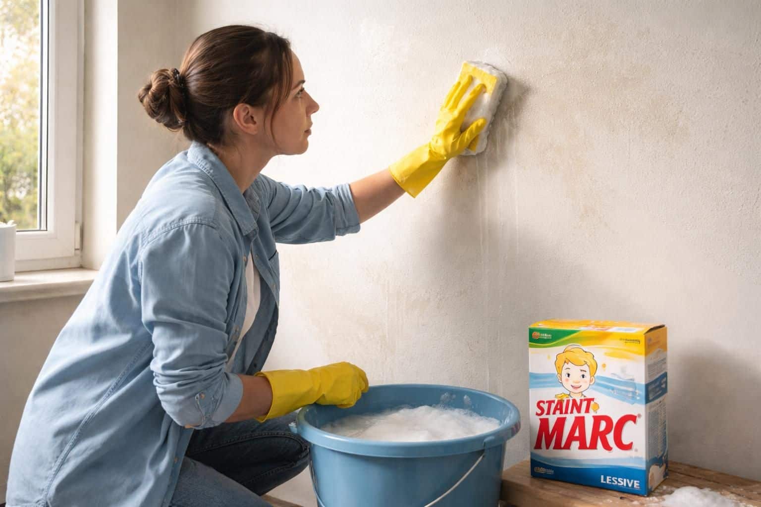 découvrez comment utiliser la lessive saint-marc pour lessiver efficacement vos murs avant de les peindre et assurer une finition parfaite.