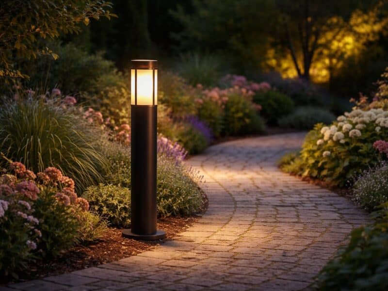 Luminaire sur pied extérieur : éclairer son jardin avec élégance et sécurité