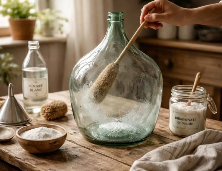 Nettoyer une Dame Jeanne : nos astuces pour retirer le dépôt sans la casser