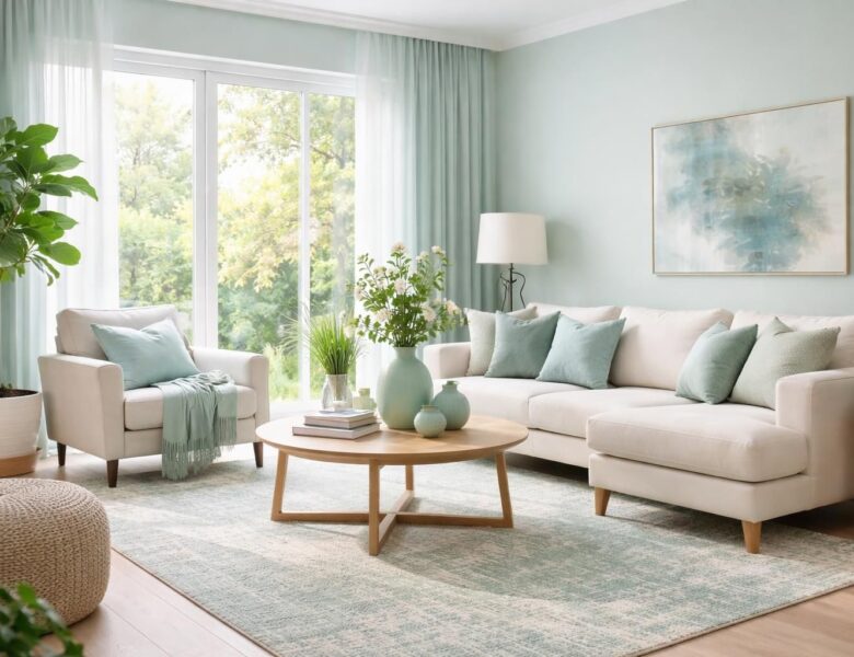 Nuancier : comment utiliser la couleur vert eau dans votre décoration