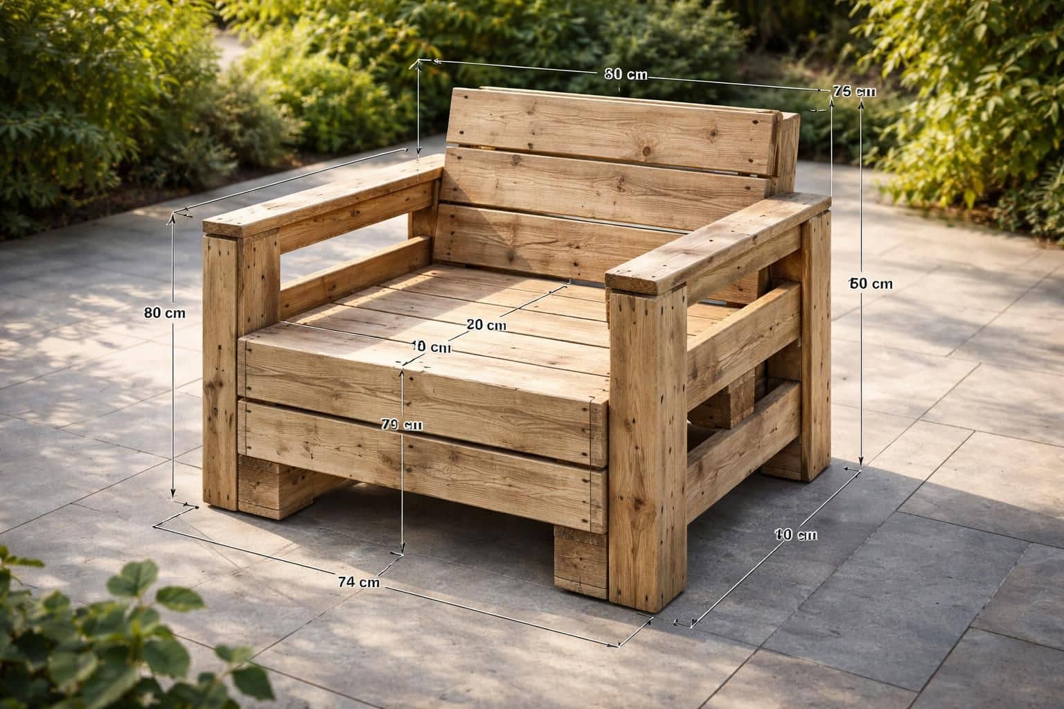 découvrez comment construire facilement votre mobilier de jardin avec un plan de fauteuil en palette. guide complet pour un fauteuil extérieur confortable et économique.