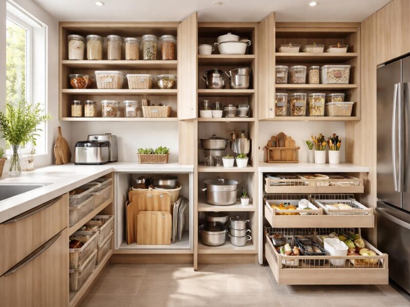 Ranger ses placards de cuisine : 5 astuces pour gagner de la place facilement