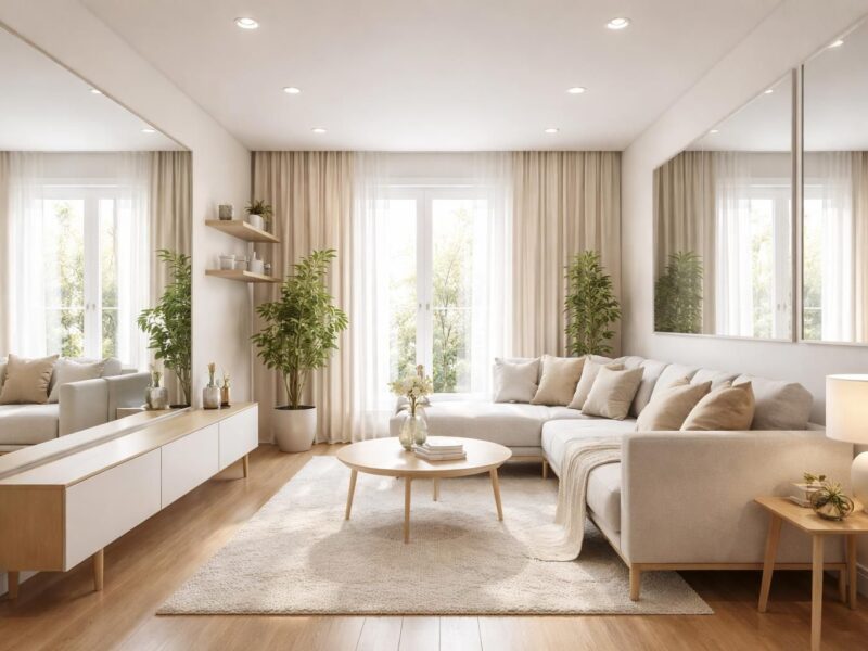 Réhausser un plafond bas : les astuces visuelles pour agrandir votre pièce