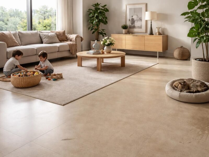 Sol en lino : découvrez les avantages et inconvénients de ce revêtement