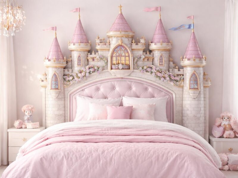 Tête de lit château de princesse : fabriquez un décor de rêve pour enfant