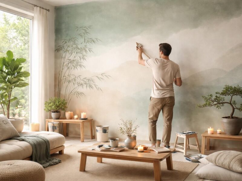 Tuto peinture : les techniques de pro pour créer une ambiance zen chez soi