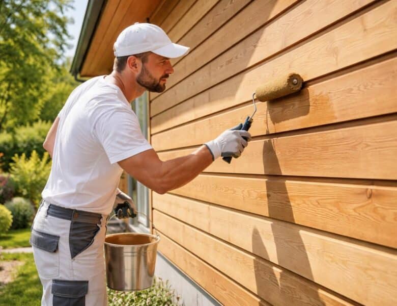Comment peindre un bardage en bois extérieur durablement ?