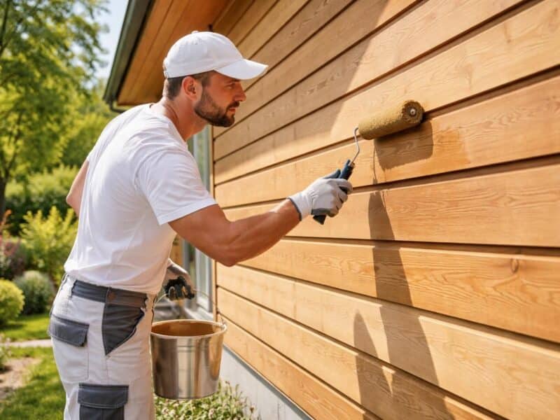 Comment peindre un bardage en bois extérieur durablement ?