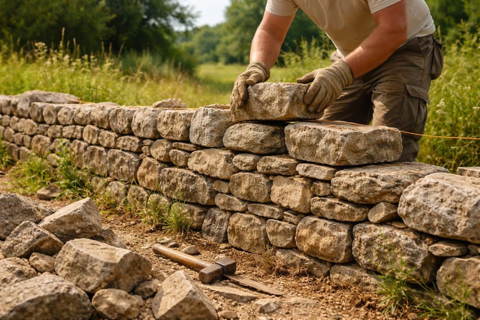 découvrez notre tutoriel complet pour construire un muret en pierre sèche, une méthode naturelle et traditionnelle pour aménager votre jardin avec authenticité.