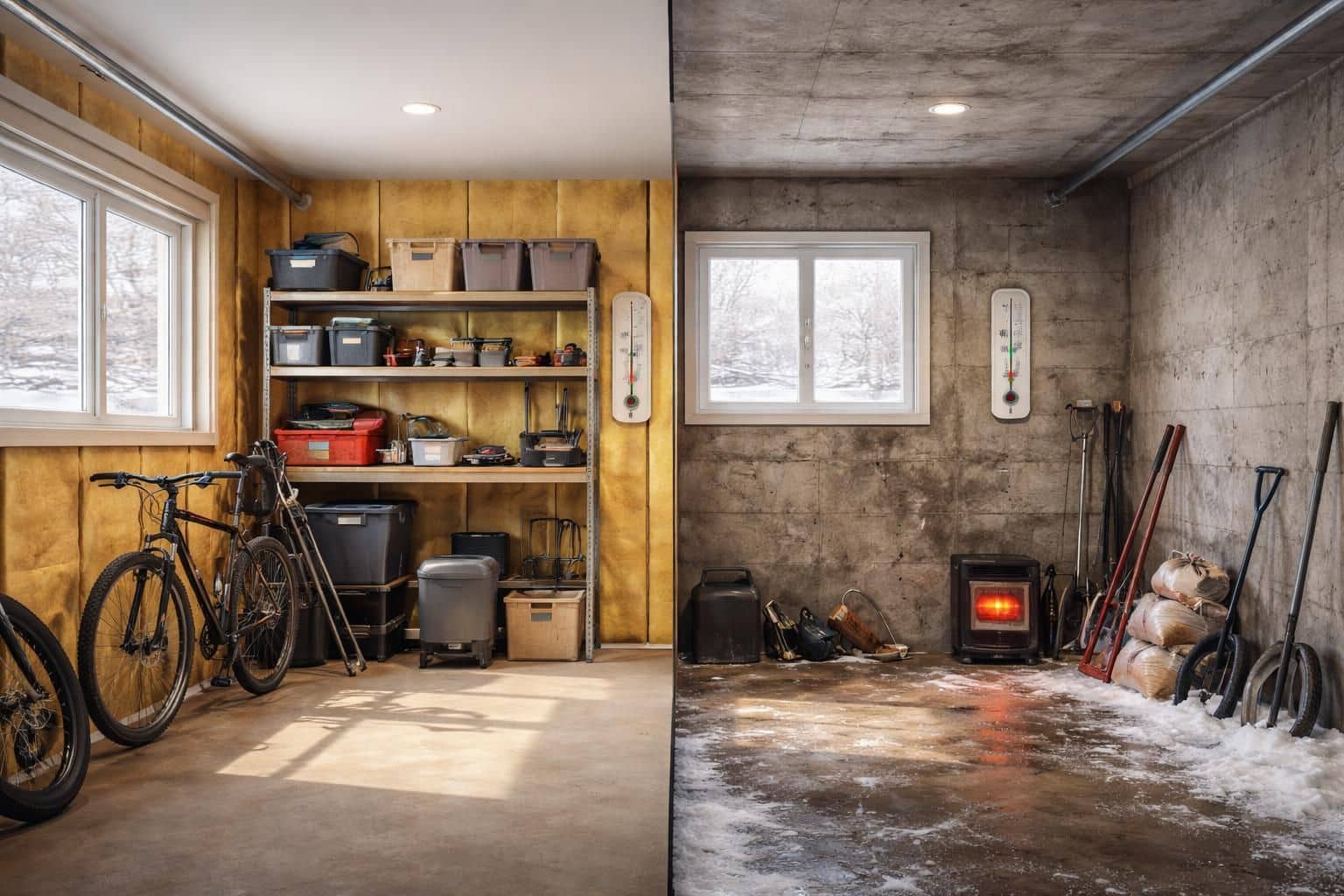 découvrez combien vous pouvez économiser en température grâce à l'isolation de votre garage et améliorez le confort de votre maison tout au long de l'année.