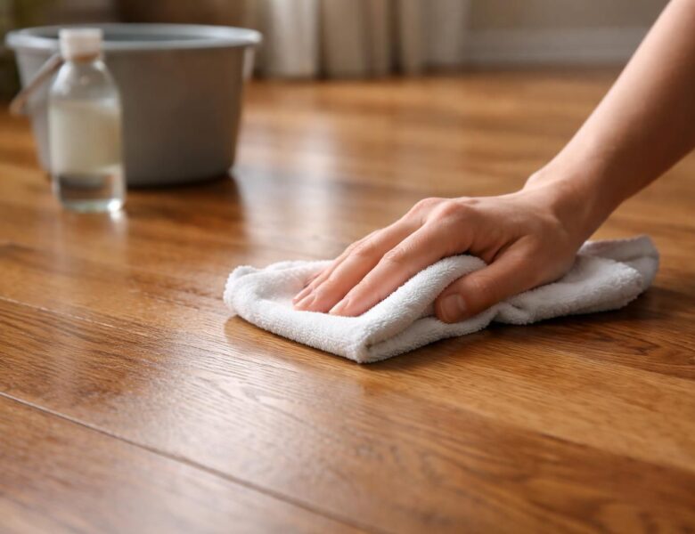 Utiliser du vinaigre blanc sur un parquet huilé : est-ce vraiment conseillé ?