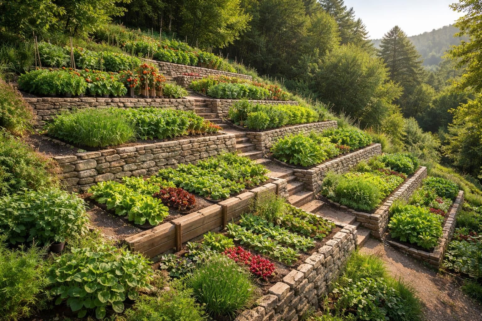 découvrez des astuces pratiques pour aménager un potager sur une pente raide et optimiser la culture de vos légumes malgré un terrain en dénivelé.