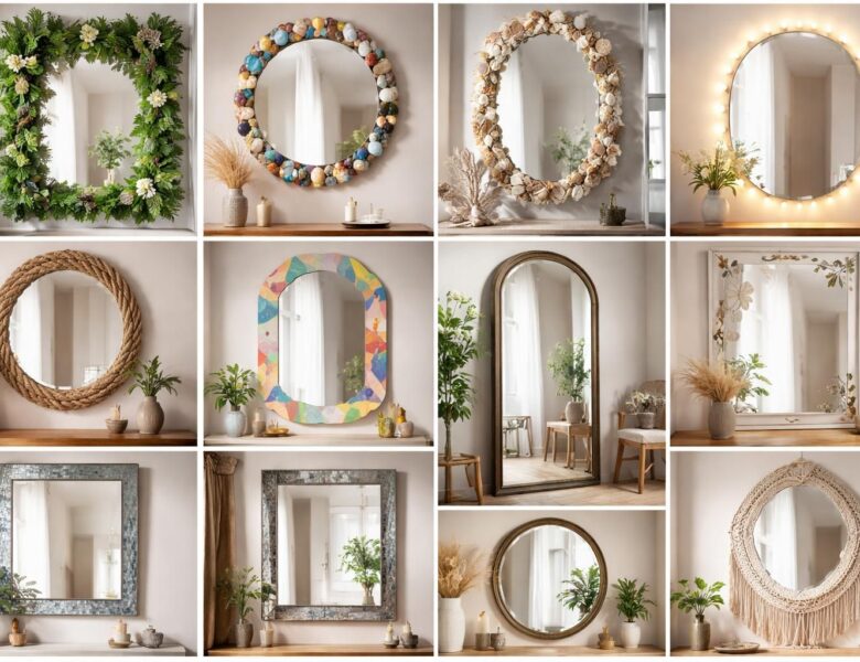 Customiser un miroir : 10 idées créatives pour transformer votre déco