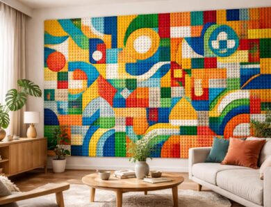 Déco murale Lego : personnalisez votre intérieur avec des briques