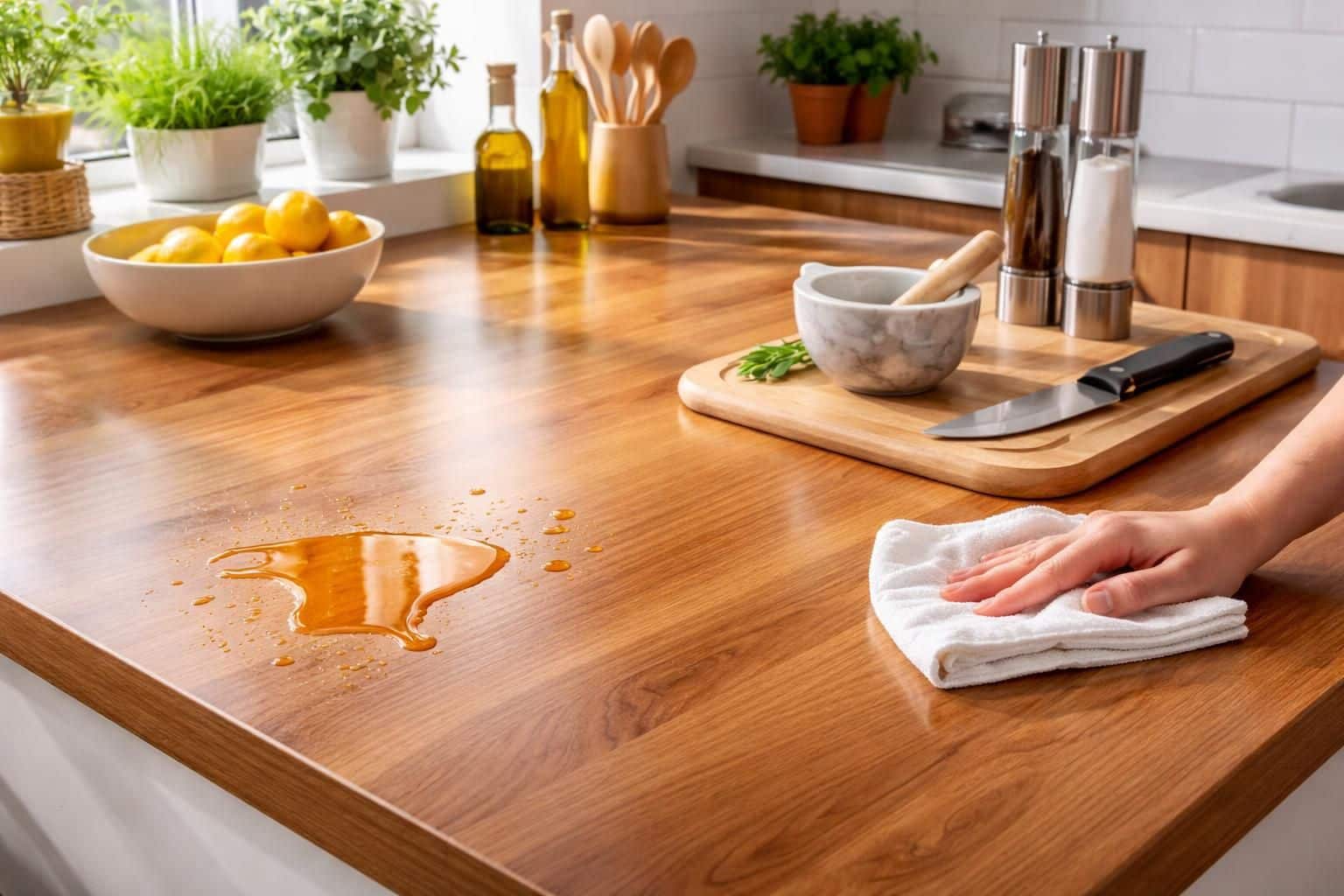 découvrez les avantages de la peinture pour plan de travail en bois : protection durable, entretien facile et personnalisation de votre cuisine ou atelier.