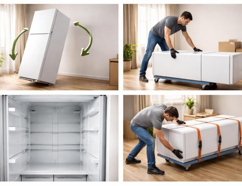 Peut-on coucher un frigo pour le transporter : guide étape par étape